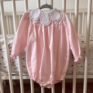 The Proper Peony Pink Baby bubble tulip with White Collar 24 months